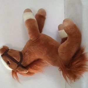 Wells Fargo Horse Plush Brown Stuffed Animal Soft Toy